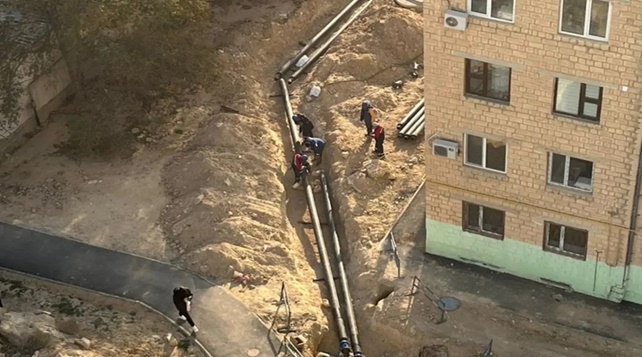 Фото прислано жителями Актау для Lada.kz